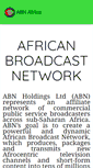 Mobile Screenshot of abnafrica.tv