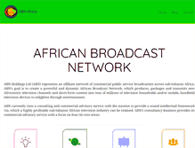 Tablet Screenshot of abnafrica.tv